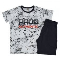 ΣΕΤ ΜΠΛΟΥΖΑ ΛΕΥΚΗ ΜΕ ΜΑΥΡΕΣ ΠΙΤΣΙΛΙΕΣ “PROD AUTHENTIC” ΚΑΙ ΣΟΡΤΣ ΑΝΘΡΑΚΙ PROD