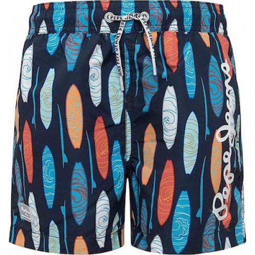 PEPE JEANS  'BELTRAN' ΠΑΙΔΙΚΟ SURF PRINTED ΜΑΓΙΩ ΑΓΟΡΙ PBB10282-595