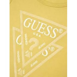 Μπλουζοφόρεμα Guess mini girl K92K31K82F0 κίτρινο