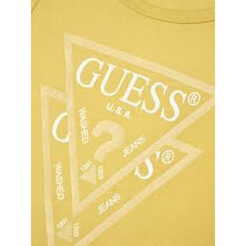 Μπλουζοφόρεμα Guess mini girl K92K31K82F0 κίτρινο