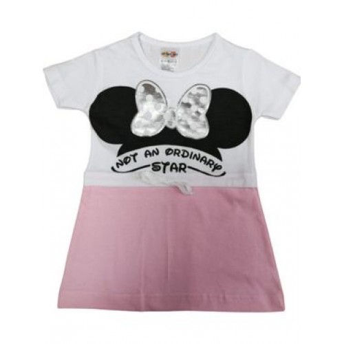 Κορίτσι φόρεμα 1-5 Cotton Planet ροζ 3141-019r