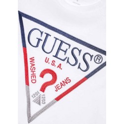 Μπλουζάκι Για Αγόρια Guess  Βαμβακερό κοντομάνικο μπλουζάκι για κάθε μέρα για αγόρια, από την Guess.