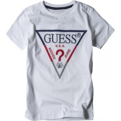 Μπλουζάκι Για Αγόρια Guess  Βαμβακερό κοντομάνικο μπλουζάκι για κάθε μέρα για αγόρια, από την Guess.