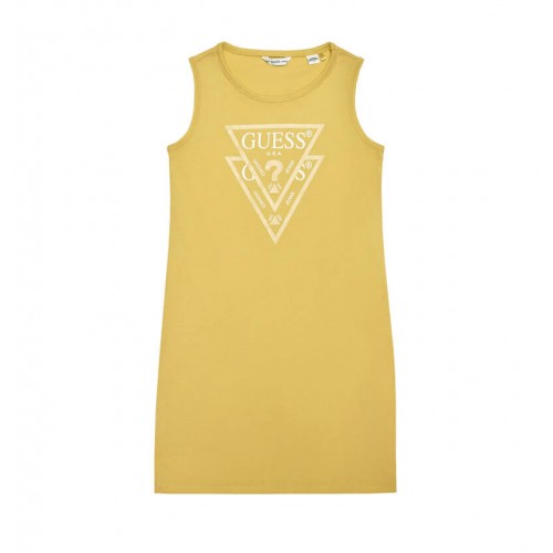 Μπλουζοφόρεμα Guess mini girl K92K31K82F0 κίτρινο