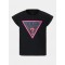 GUESS Front Logo Cotton Crop T-Shirt J1RI26K6YW1-JBLK (8-16 ετών)