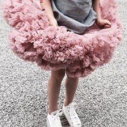 Tutu φουστίτσα με τούλι ροζ